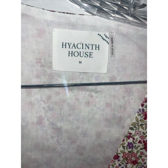 NWT Tuckernuck HYACINTH HOUSE Pink Floral Nellie Maxi Dress Medium - Picture 9 of 12